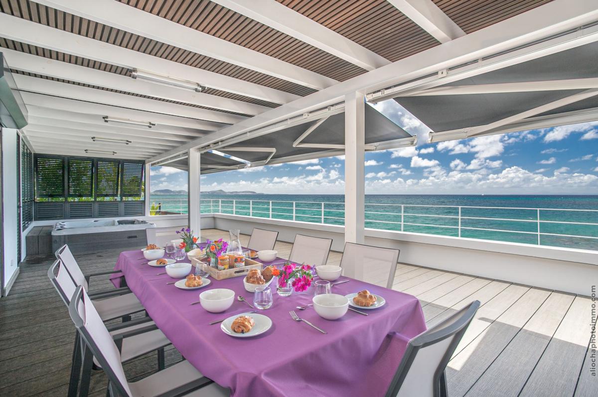 Villa luxe Martinique - La terrasse